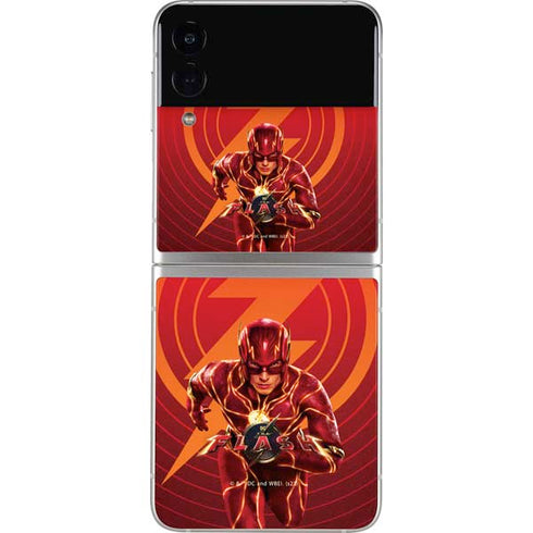 DC Comics The Flash Movie: Flash in Motion Galaxy Z Flip4 5G Skin